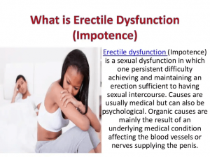 what is erectile dysfunction men - common sexual problem